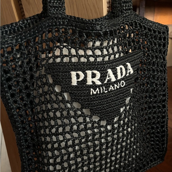 Prada Raffia Tote black - Picture 11 of 11